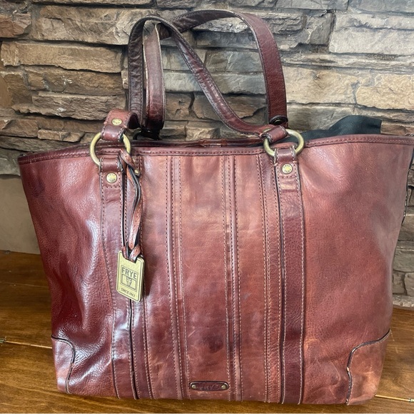 Frye Jane Shoulder Shopper Tote Bag - Picture 3 of 16